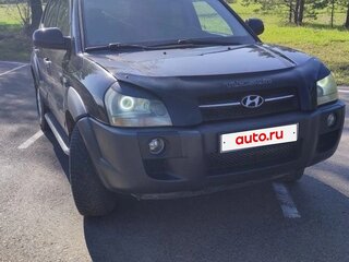 2007 Hyundai Tucson I, чёрный, 950000 рублей, вид 2