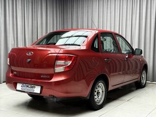 2013 Lada (ВАЗ) Granta I, красный, 499000 рублей, вид 4