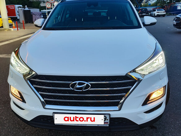 2019 Hyundai Tucson III Рестайлинг, белый - вид 2