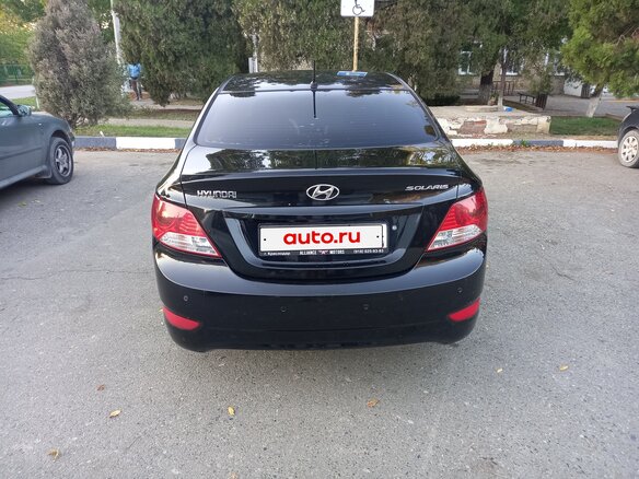 2012 Hyundai Solaris I, чёрный, 590000 рублей - вид 5