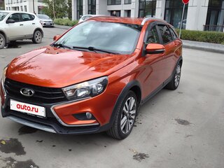 2019 Lada (ВАЗ) Vesta SW Cross I, оранжевый, 1250000 рублей, вид 2