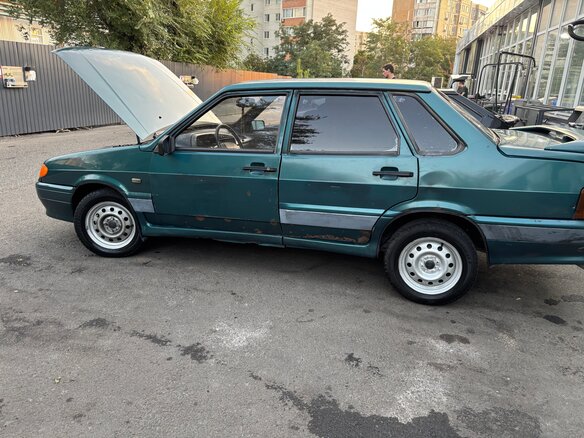 2001 Lada (ВАЗ) 2115, серебристый, 120000 рублей - вид 4
