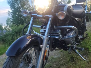 2020 Bajaj Avenger, чёрный, 190000 рублей, вид 1