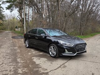 2019 Hyundai Sonata VII (LF) Рестайлинг, чёрный, 1870000 рублей, вид 3