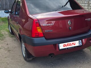 2009 Renault Logan I, красный, 540000 рублей, вид 4
