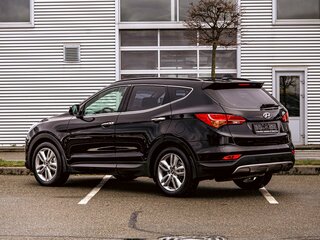 2015 Hyundai Santa Fe III, чёрный, 1765000 рублей, вид 4