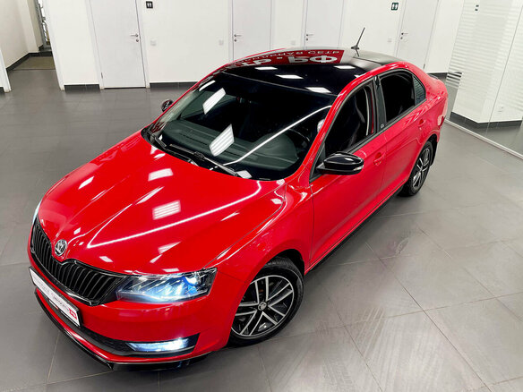 2019 Skoda Rapid I Рестайлинг, красный, 1398025 рублей - вид 8