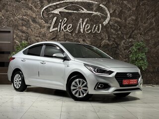 2019 Hyundai Solaris II, серебристый, 1378000 рублей, вид 2