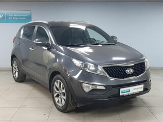 2014 Kia Sportage III Рестайлинг, серый, 1504999 рублей, вид 3