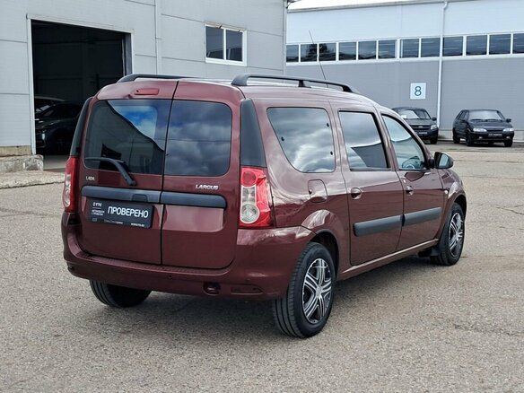 2014 Lada (ВАЗ) Largus I, красный, 629000 рублей - вид 4