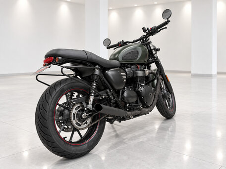 2016 Triumph Street Twin, зелёный, 633057 рублей, вид 5