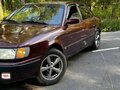 1991 Audi 100 IV (C4), красный
