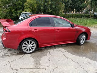 2008 Mitsubishi Lancer X, красный, 695000 рублей, вид 4