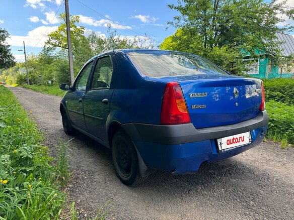 2005 Renault Logan I, синий - вид 6