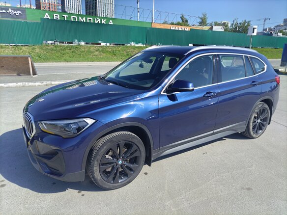 2020 BMW X1 Long 20Li sDrive II (F48) Рестайлинг, синий, 3300000 рублей - вид 5