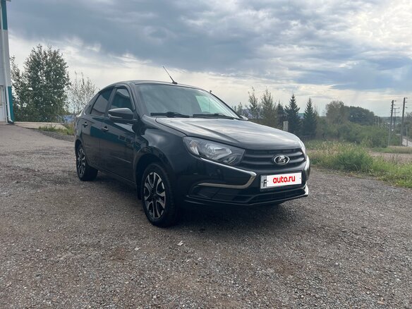 2024 Lada (ВАЗ) Granta I Рестайлинг, чёрный, 850000 рублей - вид 10