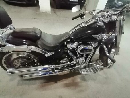2021 Harley-Davidson Fat Boy, чёрный, 2450000 рублей, вид 5
