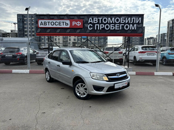 2015 Lada (ВАЗ) Granta I, серебристый, 328000 рублей