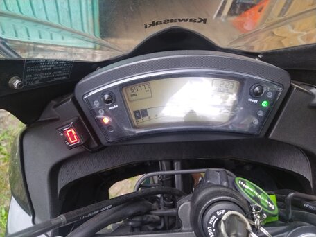 2010 Kawasaki ER-4F (Ninja 400R), чёрный, 320000 рублей, вид 2