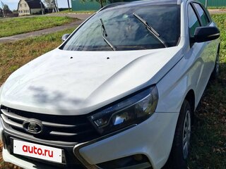 2021 Lada (ВАЗ) Vesta SW I, белый, 820000 рублей, вид 2
