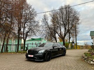 2015 Mercedes-Benz S-Класс 350 CDI BlueTEC Long 9G-TRONIC VI (W222, C217), чёрный, 4000000 рублей, вид 4