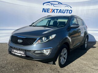 2014 Kia Sportage III Рестайлинг, синий, 1480800 рублей, вид 1