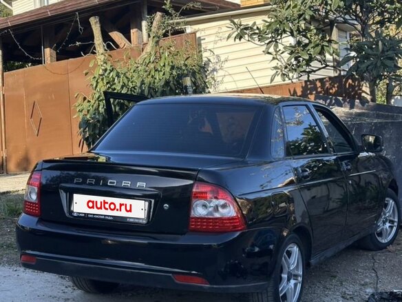 2008 Lada (ВАЗ) Priora I, синий, 280000 рублей - вид 9