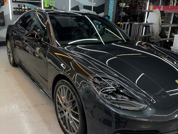 2020 Porsche Panamera 4 II, серый, 7150000 рублей - вид 4