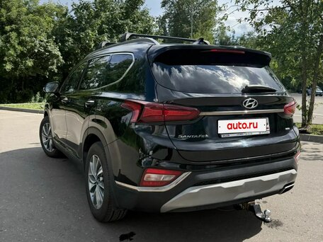2019 Hyundai Santa Fe IV, чёрный, 2590000 рублей, вид 3