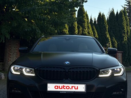 2022 BMW 3 серии 330d VII (G2x), чёрный, 5500000 рублей, вид 3