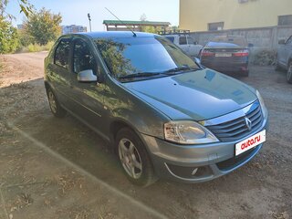 2012 Renault Logan I Рестайлинг, синий, 485000 рублей, вид 3