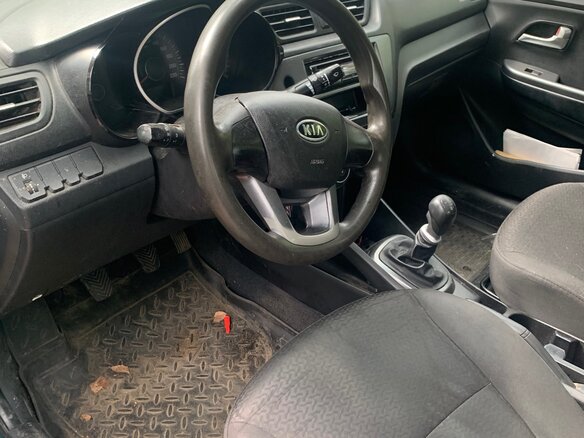 2012 Kia Rio III, зелёный, 375000 рублей - вид 3