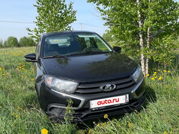 2023 Lada (ВАЗ) Granta I Рестайлинг, чёрный, 670000 рублей - вид 1