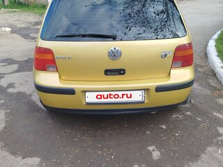 1998 Volkswagen Golf IV, жёлтый, 450000 рублей, вид 4