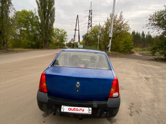 2006 Renault Logan I, синий - вид 4