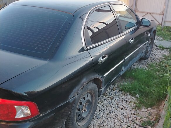 2003 Kia Magentis I Рестайлинг, чёрный, 130000 рублей - вид 16
