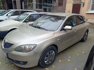 2008 Mazda 3 I (BK) Рестайлинг, серый, 455000 рублей, вид 1