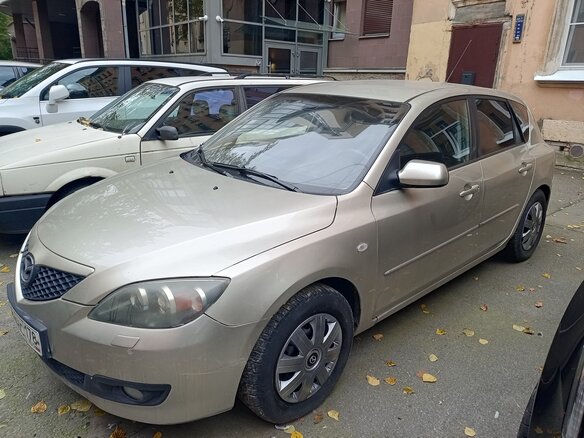 2008 Mazda 3 I (BK) Рестайлинг, серый, 435000 рублей