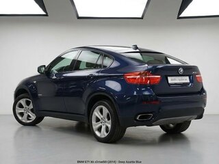 2013 BMW X6 35i I (E71) Рестайлинг, синий, 1810000 рублей, вид 3