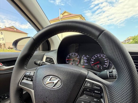 2019 Hyundai Solaris II, синий - вид 7
