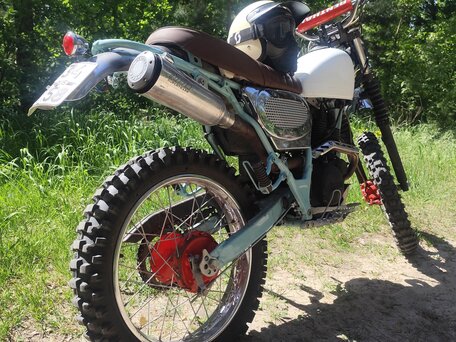 1997 Yamaha ST 225 Bronco, белый, 320000 рублей, вид 3