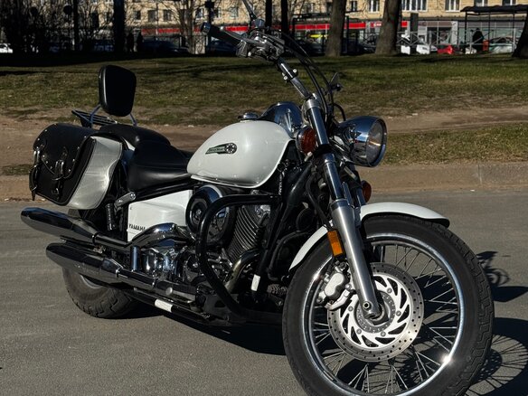 2004 Yamaha XVS650 Drag Star, белый, 480000 рублей - вид 2