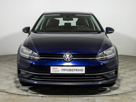 2018 Volkswagen Golf VII Рестайлинг, синий, 1499700 рублей, вид 2