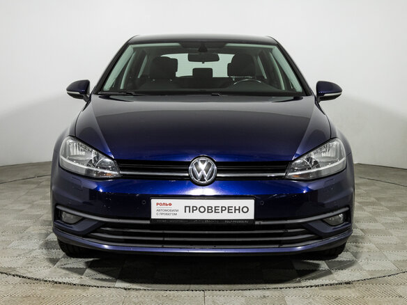 2018 Volkswagen Golf VII Рестайлинг, синий, 1499700 рублей - вид 1