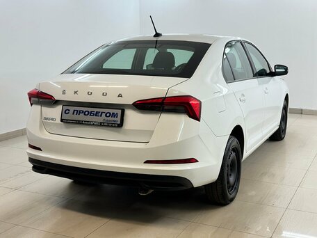 2022 Skoda Rapid II, белый, 1280000 рублей, вид 4