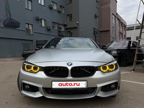 2013 BMW 4 серии 428i xDrive F32/F33/F36, серый - вид 1