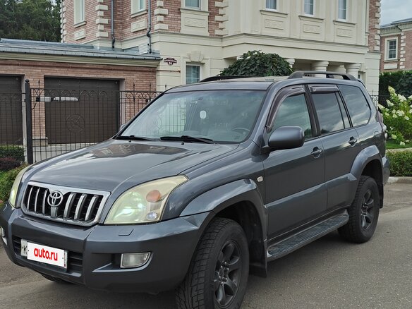 2007 Toyota Land Cruiser Prado 4-speed 120 Series, серый, 1555800 рублей