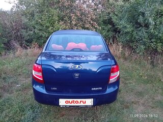 2013 Lada (ВАЗ) Granta I, синий, 275000 рублей, вид 2