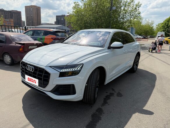 2018 Audi Q8 55 TFSI I (4M), белый, 5200000 рублей - вид 1