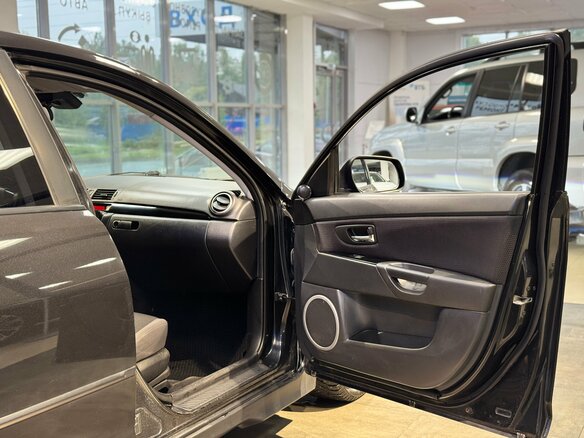 2008 Mazda 3 I (BK) Рестайлинг, чёрный - вид 12